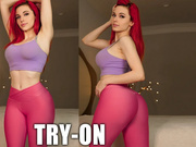 Amouranths Saftiger Bubble Butt in Engen Yoga-Hosen Try-On! 🔥🍑💦